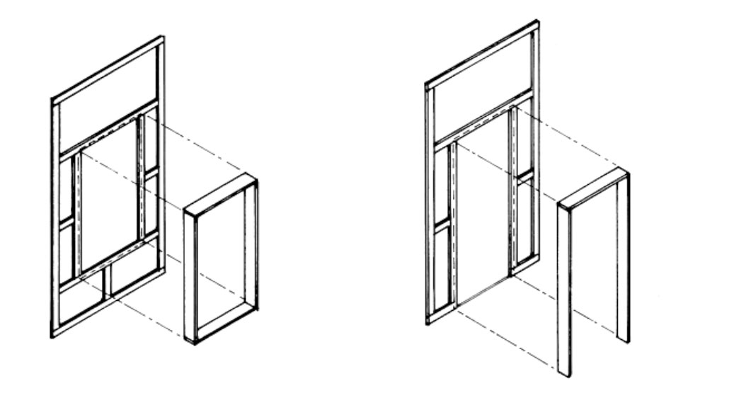 TWO-DIMENSIONAL SCENERY: Door and window flats