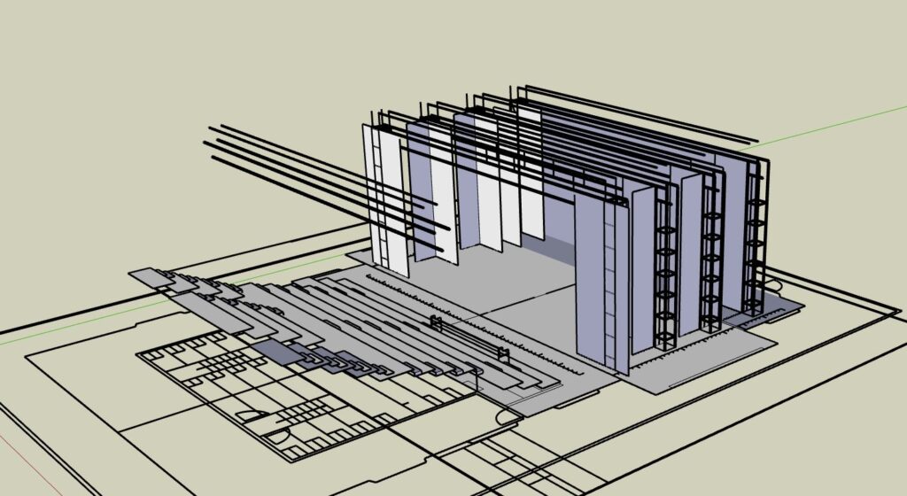 Iron Gate Theater Sketchup